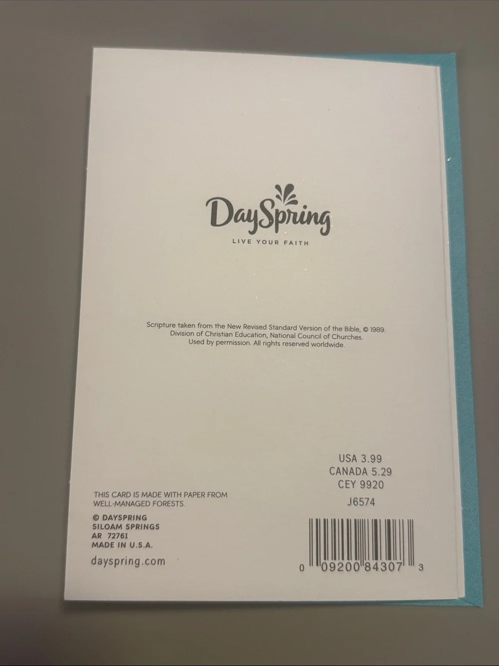 🌻 Bundle of 2 DaySpring Religious Wedding Cards